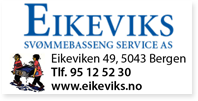 Annonse Eikeviks Svømmebasseng Service As