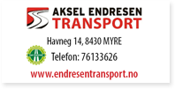 Annonse Aksel Endresen Transport