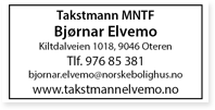 Annonse Takstmann MNTF Bjørnar Elvemo