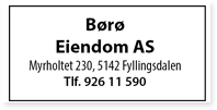 Annonser Børø Eiendom