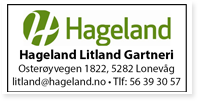 Annonser Hageland Litland gartneri