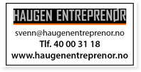Annonser Haugen Entreprenør