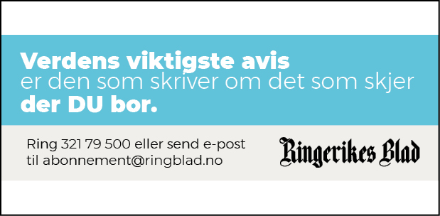 Ringerikes blad NHF samarbeidspartner