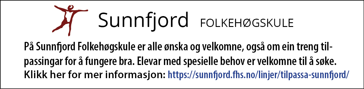 Sunnfjord Folkehøgskule NHF samarbeidspartner